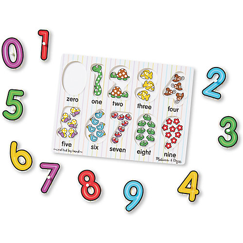 Мои первые пазлы "Цифры", Melissa & Doug от Melissa & Doug