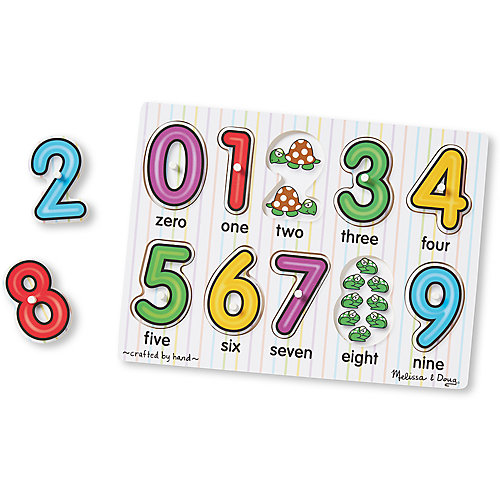 Мои первые пазлы "Цифры", Melissa & Doug от Melissa & Doug