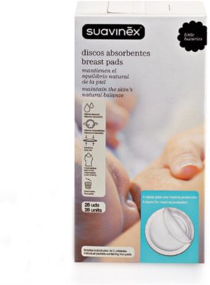 Вкладыши для бюстгальтера 28шт.одноразовые, Suavinex