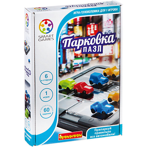 Логическая игра "Парковка. Пазл", Bondibon от Bondibon