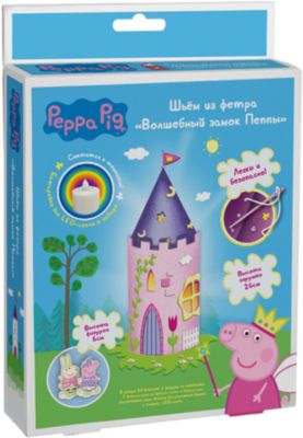 Шьем из фетра "Волшебный замок Пеппы", Peppa Pig