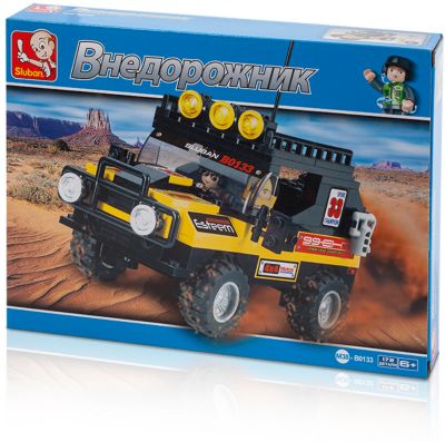 Конструктор "Внедорожник: Покоритель бездорожья", 172 детали, Sluban