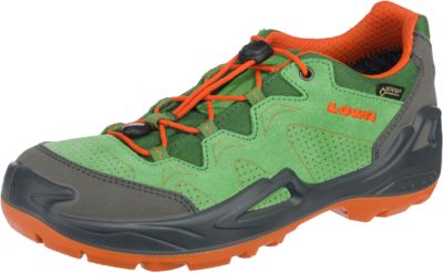 Kinder Outdoorschuhe DIEGO GTX LO, GORE-TEX grn/orange Gr. 30 Jungen Kinder