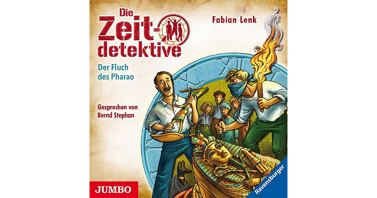 Die Zeitdetektive: Der Fluch des Pharao, 1 Audio-CD Die Zeitdetektive: Der Fluch des Pharao, 1 Audio-CD