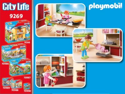 Ab 4 Jahren Playmobil City Life 9269 Große Familienküche 