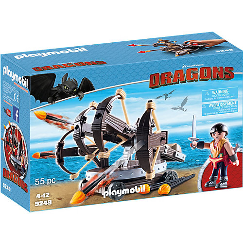 Конструктор Playmobil "Драконы" Эрет с 4 Баллистами от PLAYMOBIL®