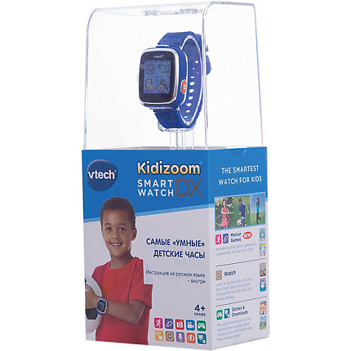 Цифровые часы для детей Kidizoom Smartwatch DX, синие, Vtech от Vtech