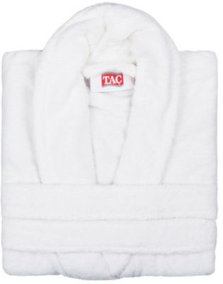 Халат махровый Maison Bambu, L/XL, TAC, кремовый (ekru)