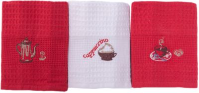 Набор кухонных полотенец 40*60, 3шт., TAC, капучино