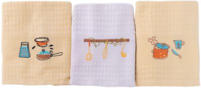 Набор кухонных полотенец 40*60, 3шт., TAC, посуда