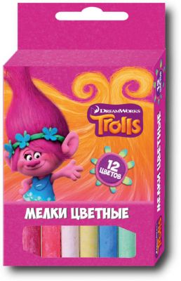 Мел Centrum "Тролли", 12 цветов