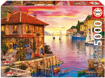 Пазл "Средиземноморская гавань", 5000 деталей, Educa