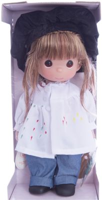 Кукла "Художница", брюнетка, 30 см, Precious Moments