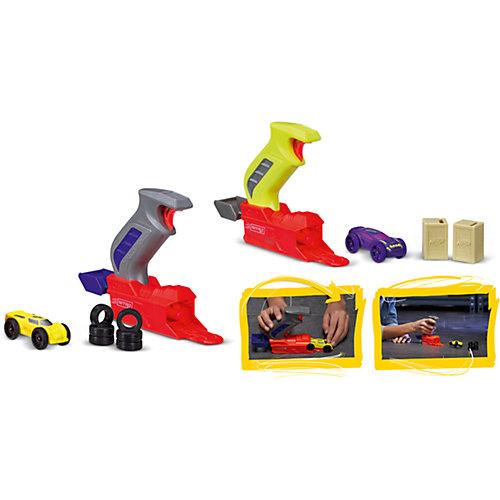 Пусковое устройство Nerf Нитро с зелёной машинкой,в ассортименте от Hasbro