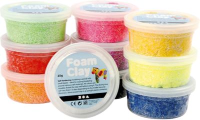 SILK CLAY 10 x 40g Modelliermasse leichte Knete Schleim NEU Weich