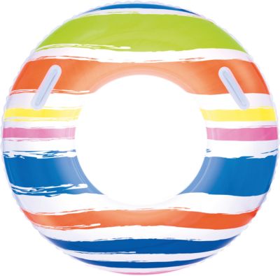 Круг для плавания в полоску, с ручками, 91 см, Bestway