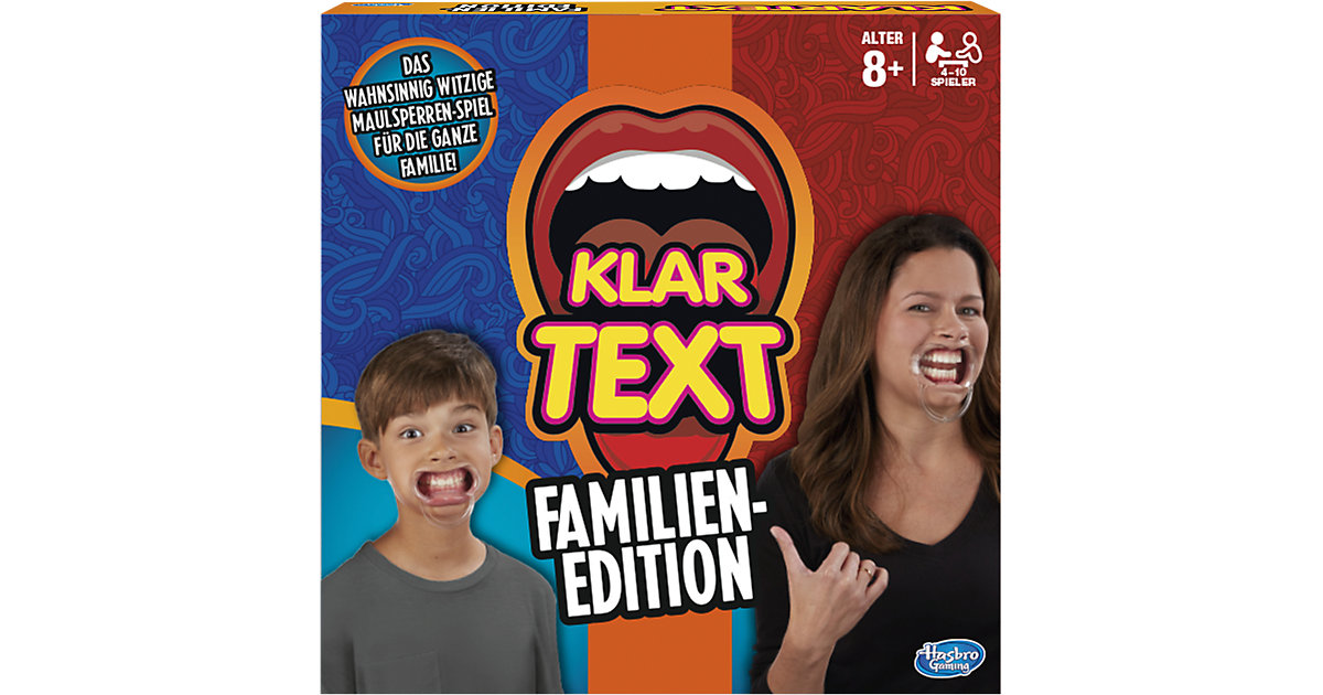 Brettspiele: Hasbro Klartext Familien-Edition