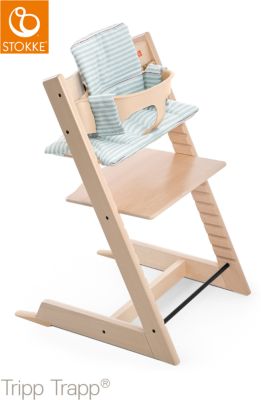 Tripp Trapp® Sitzkissen Aqua Stripes, beschichtet, Stokke myToys
