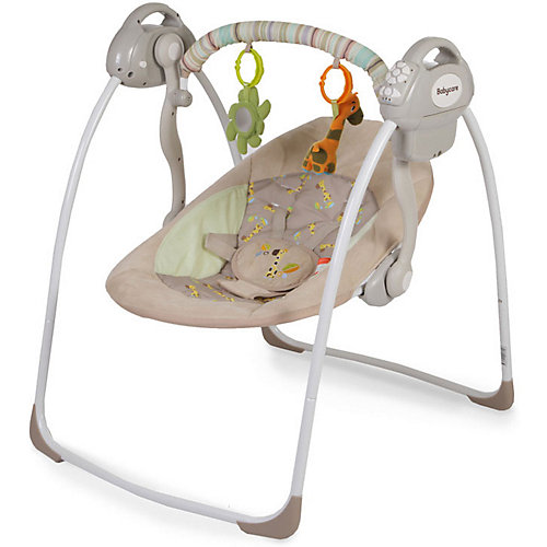 Электрокачели Riva, Baby Care, кофейный от Baby Care