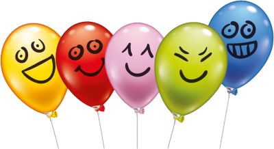 Luftballons Inkl Stab Funny Faces 5 Stuck Karaloon Mytoys