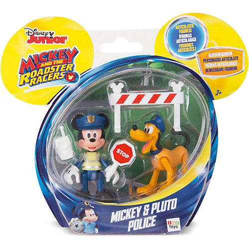 Игровой набор Disney "Микки и весёлые гонки" Полицейские от IMC Toys