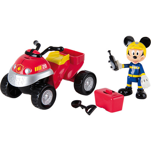 Игровой набор Disney "Микки и весёлые гонки" Пожарный квадроцикл от IMC Toys