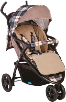 Прогулочная коляска Geoby С409, бежевый с узорами