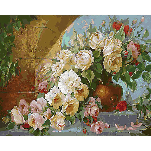 Живопись на холсте "Королевский букет", 40*50 см от Белоснежка