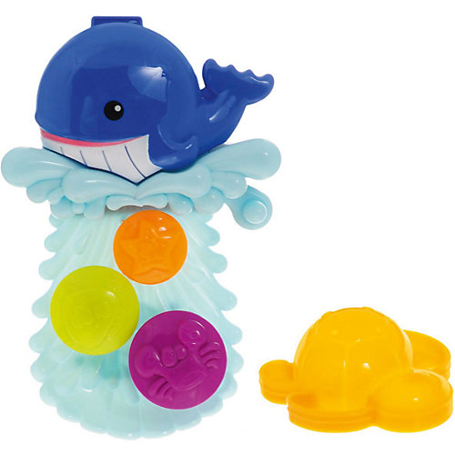 Кит-мельница для ванной, с аксессуарами, "Веселое купание", 2 предм., ABtoys от ABtoys