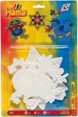 HAMA 4555 midi-Stiftplatten Frosch, Stern & Drache