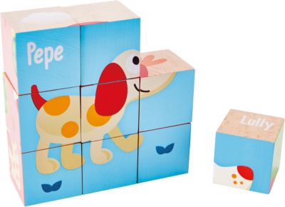 Кубики Hape Лили, 9 шт