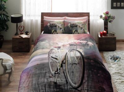 Постельное белье семейный TAC, Sunshine, розовый