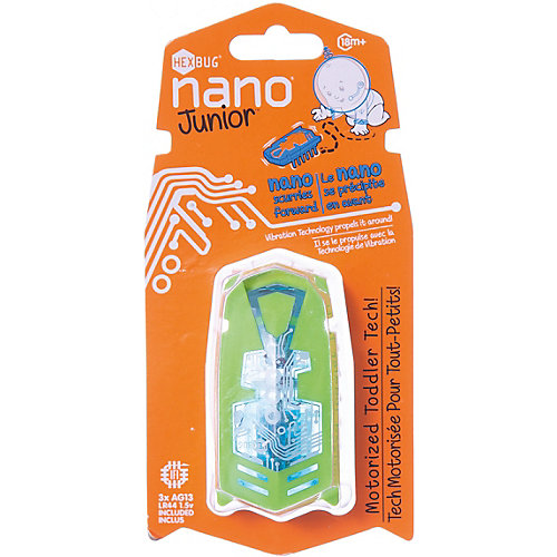 Микро-робот "Nano Junior", зеленый, Hexbug от Hexbug