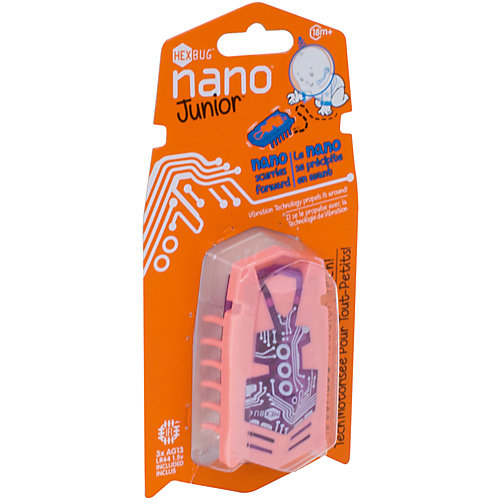 Микро-робот "Nano Junior", розовый, Hexbug от Hexbug