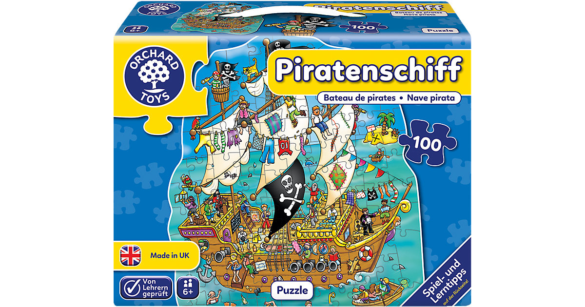 Bodenpuzzle - Piratenschiff