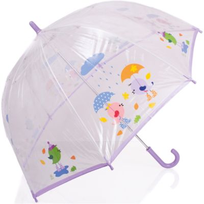 Зонт-трость, детский, рисунок "Птички под зонтом"