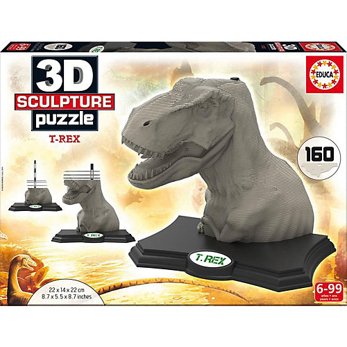 Скульптурный пазл T-REX 3D, 160 деталей, Educa от Educa