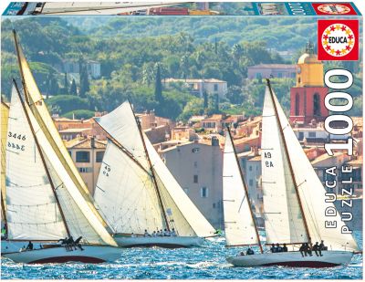 Пазл "Регата в Сен-Тропе", 1000 деталей, Educa