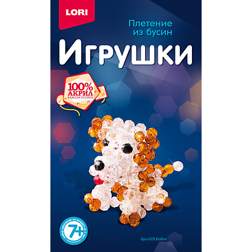Плетение из бусин "Бобик" от LORI