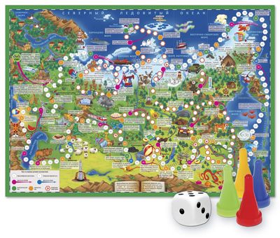 Игра-ходилка с фишками 