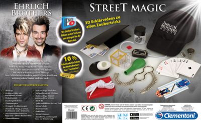 Clementoni Ehrlich Brothers Street Magic Zauberkasten Zaubertricks Set Kinder 
