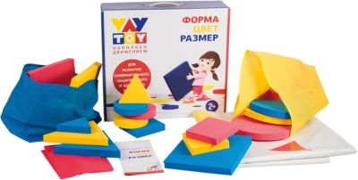 Развивающая игра "Форма, цвет, размер"