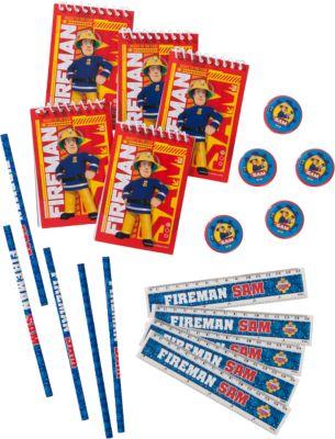 Mitgebselset Schreiben Feuerwehrmann Sam, 20-tlg. blau/rot