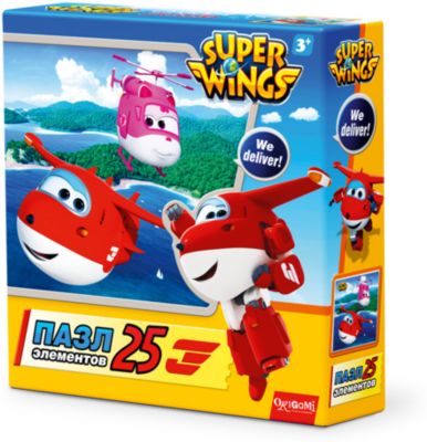 Пазл "На островах", Super Wings, Origami