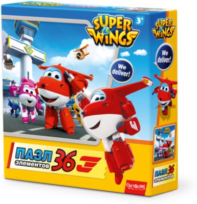 Пазл "Джетт и команда", Super Wings, Origami