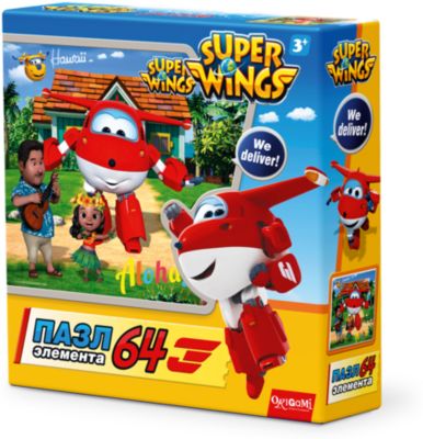 Пазл "Гавайские каникулы", Super Wings, Origami