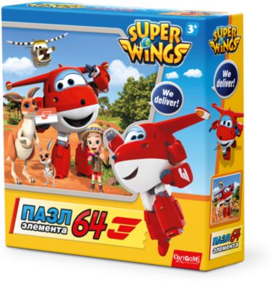Пазл "Приключение в России", Super Wings, Origami