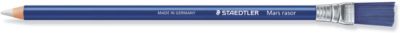 Ластик-карандаш Mars Rasor, для карандашей, ручек, чернил, с кисточкой, Staedtler