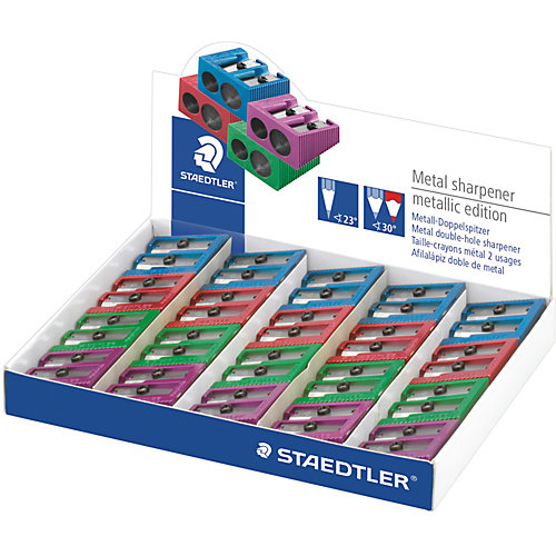 Металлическая точилка c двумя отверстиями, Staedtler от Staedtler