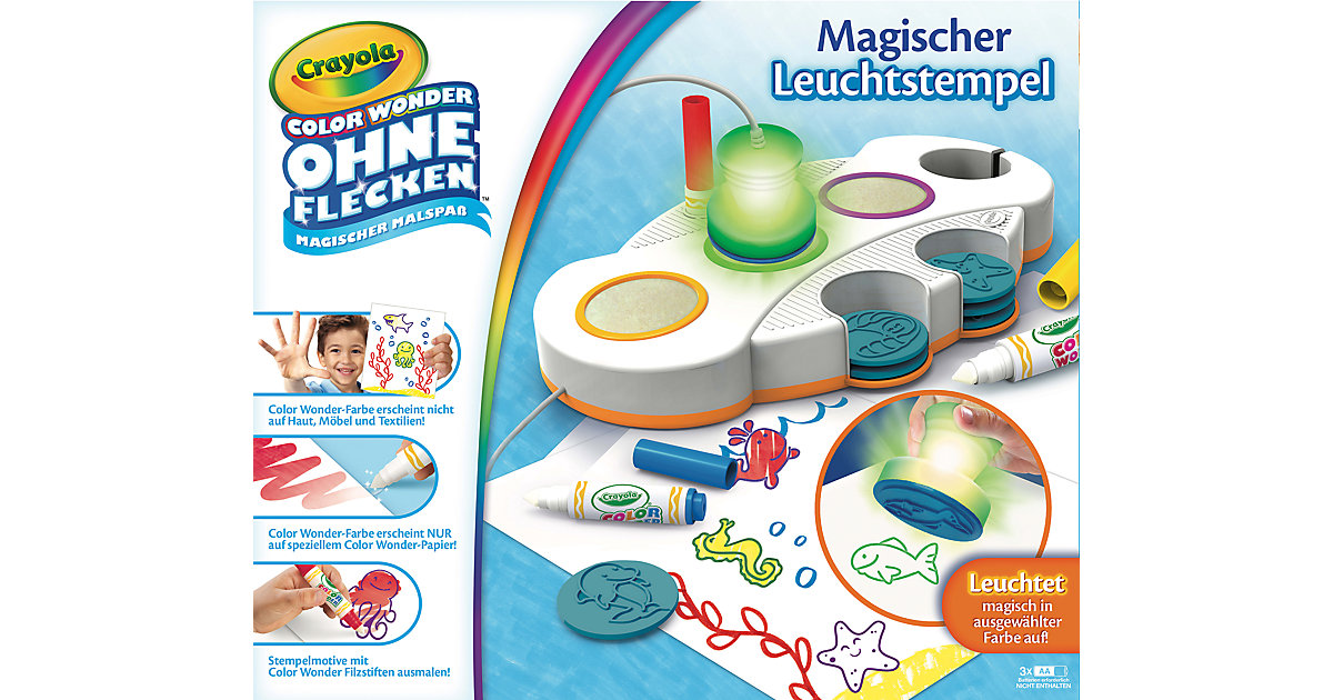 Crayola · Color Wonder - Magischer Leuchtstempel Crayola · Color Wonder - Magischer Leuchtstempel